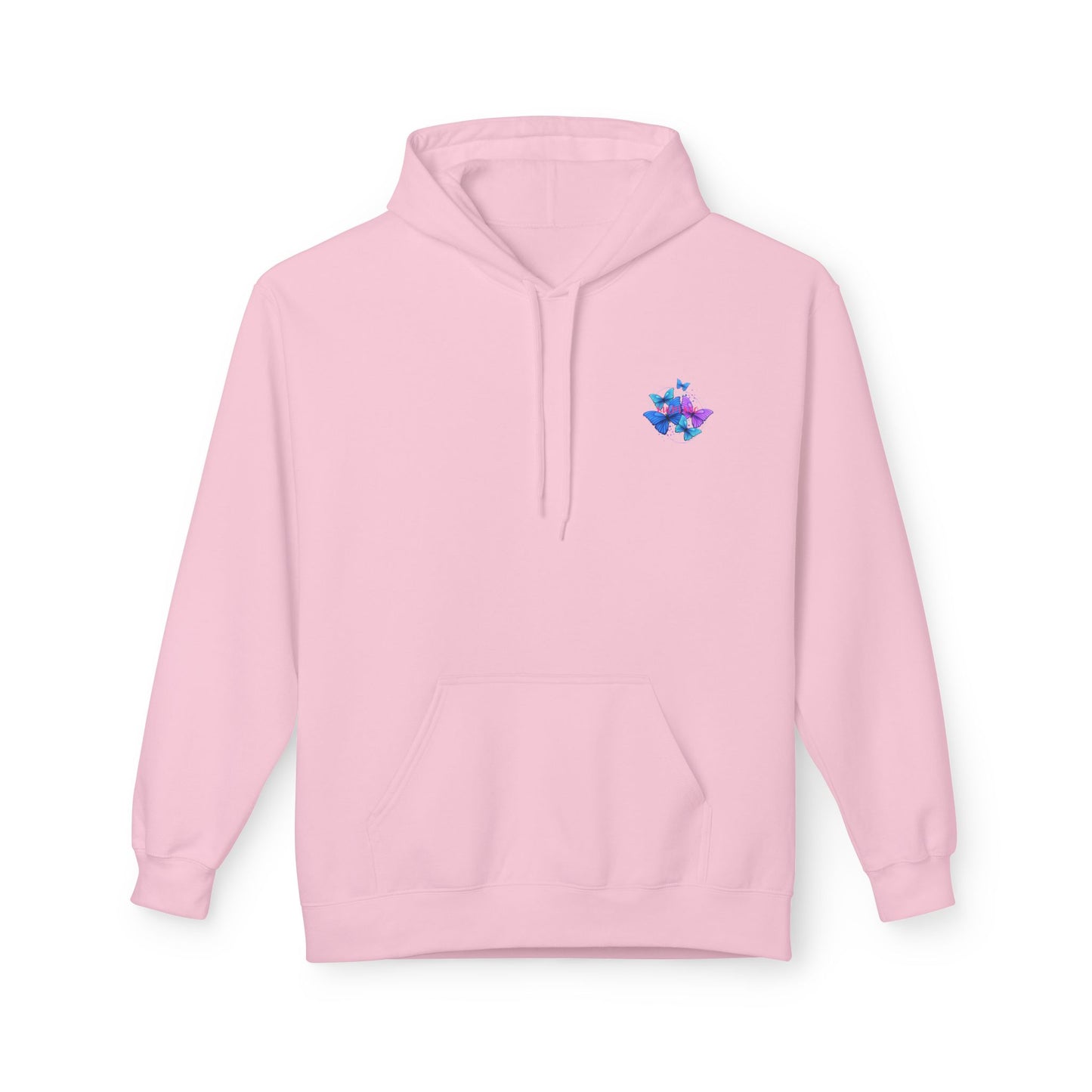 Butterfly Dreams Hoodie – Softstyle Fleece, Colorful & Vibrant Design
