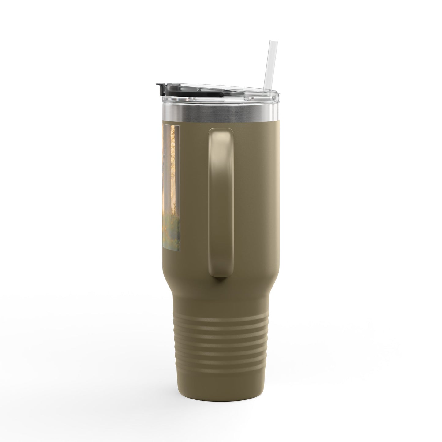 Wildlife Insulated Travel Mug - 40oz with Deer Design