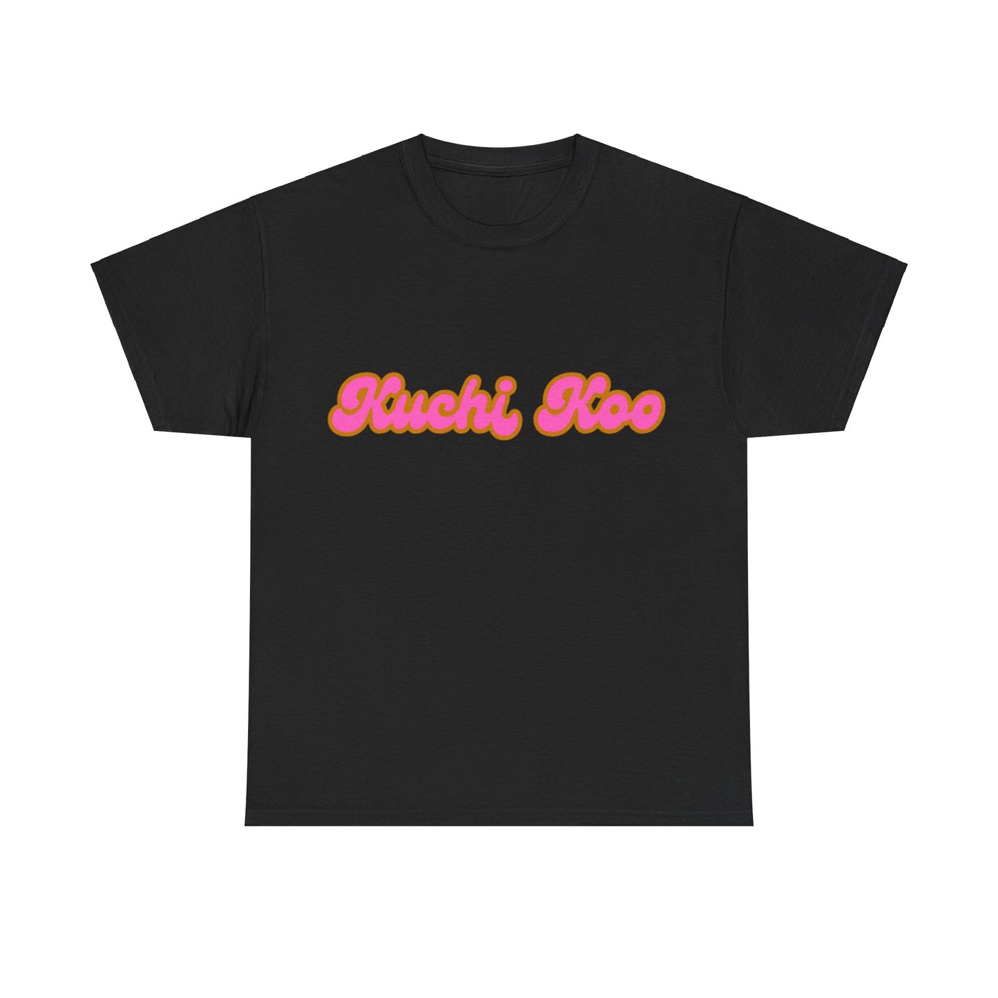 Retro 'Kuchi Koo' Unisex Heavy Cotton Tee - Fun and Trendy T-Shirt for Everyday Wear