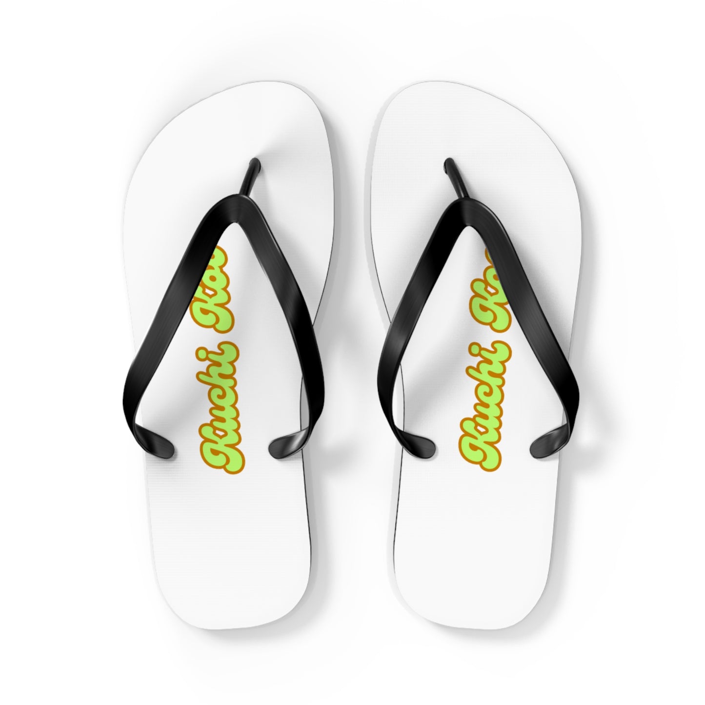 Punchy Vibes Flip Flops – Fun Summer Footwear for Beach Days and Parties