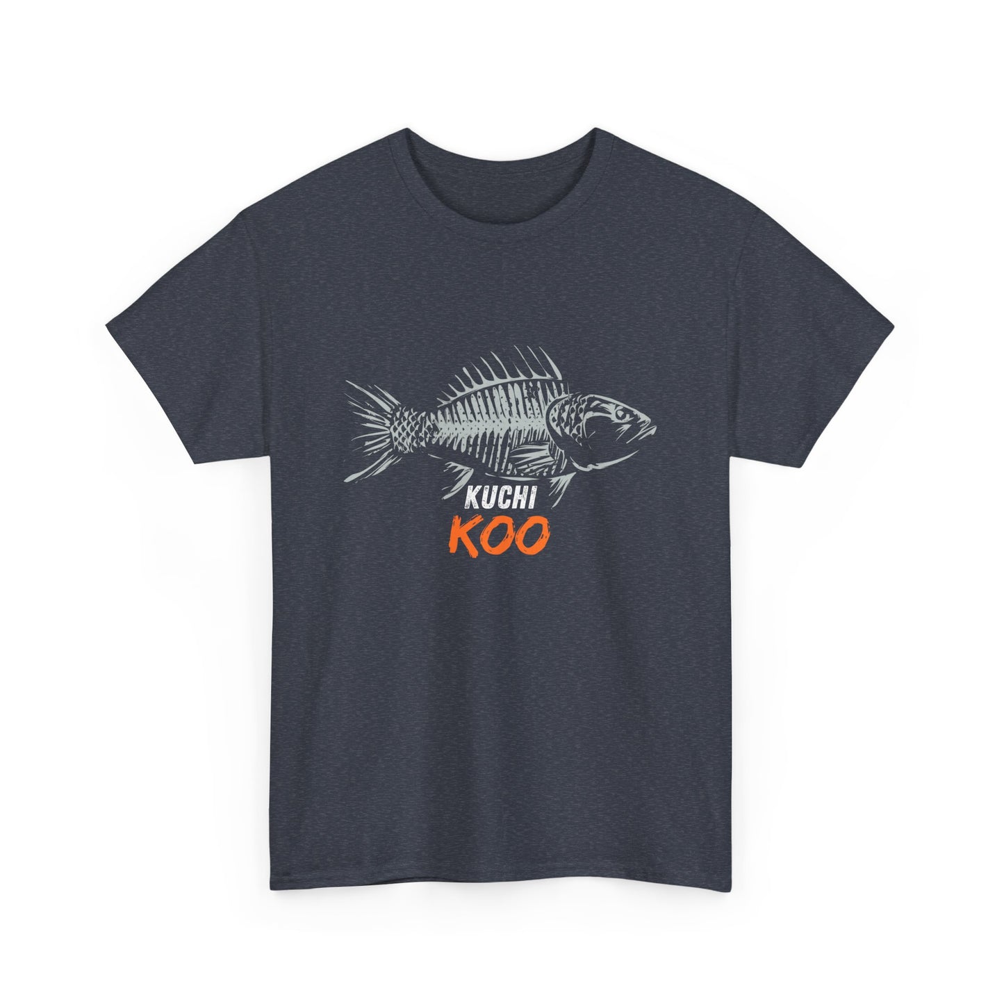 KOO Fish Graphic Unisex Heavy Cotton Tee - Casual Wear for Fish Enthusiasts