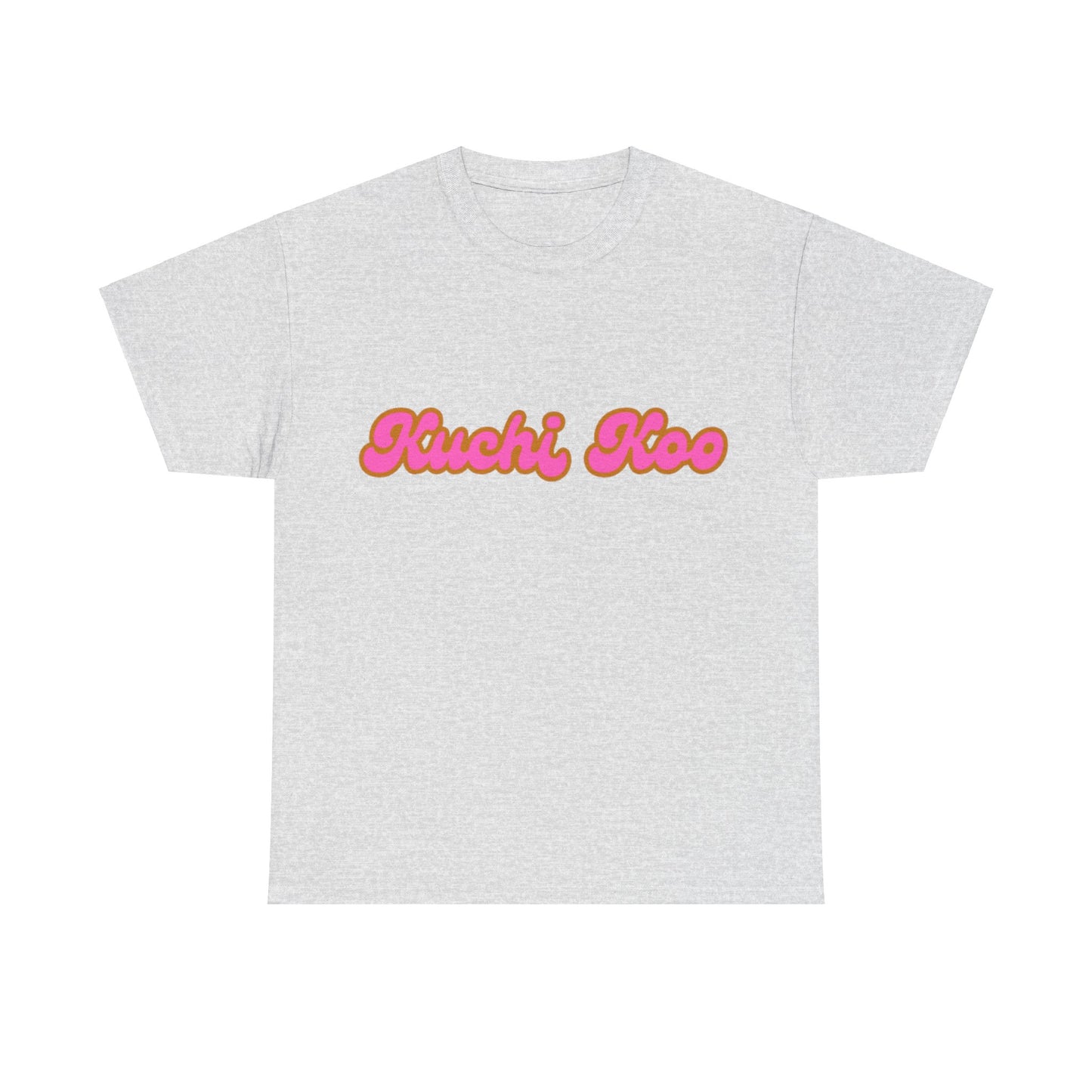 Retro 'Kuchi Koo' Unisex Heavy Cotton Tee - Fun and Trendy T-Shirt for Everyday Wear