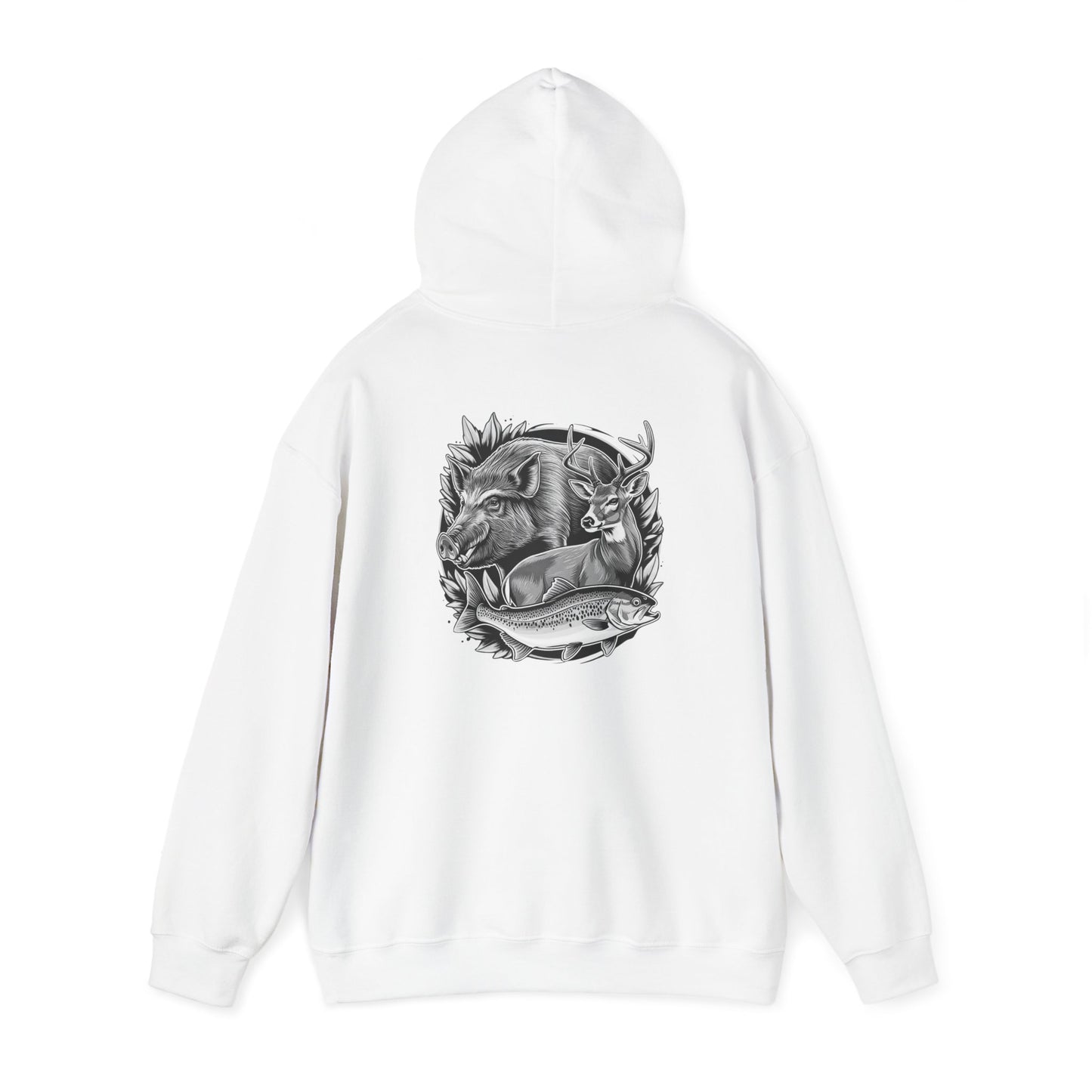 Kuchis Koo Wildlife Graphic Unisex Hoodie - Cozy, Artistic, Perfect for Outdoor Lovers