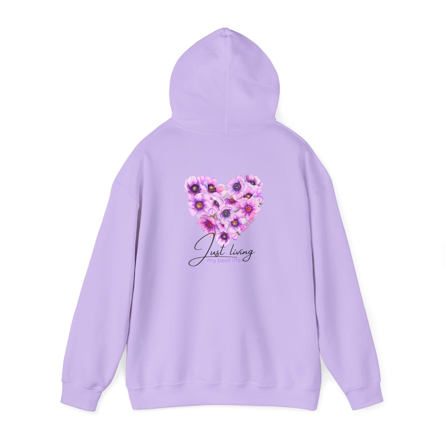 Floral Heart Unisex Hoodie - Cozy & Stylish Sweatshirt for Everyday Comfort