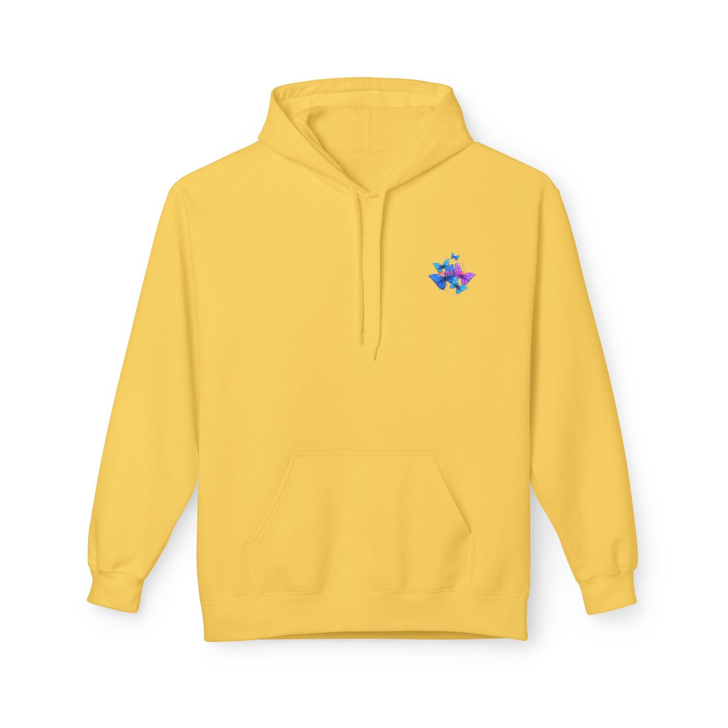 Butterfly Dreams Hoodie – Softstyle Fleece, Colorful & Vibrant Design