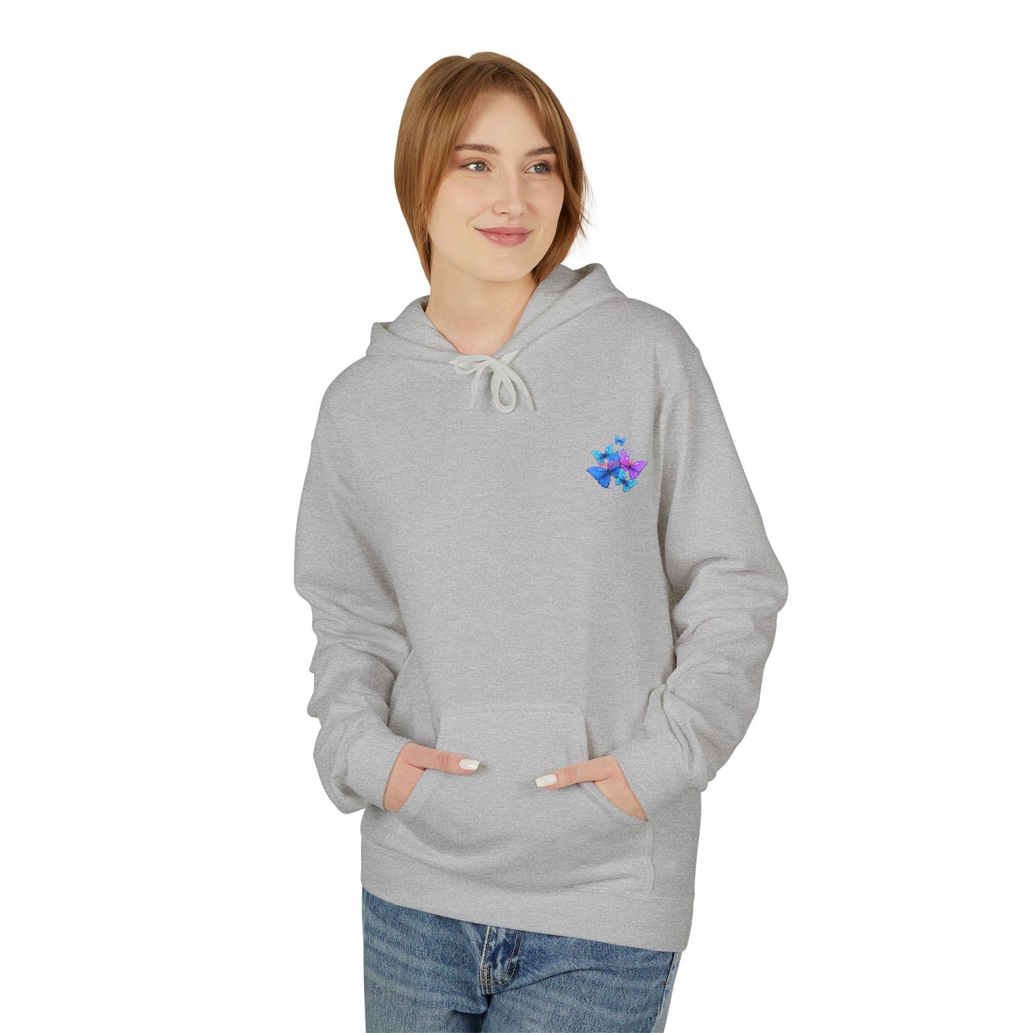Butterfly Dreams Hoodie – Softstyle Fleece, Colorful & Vibrant Design