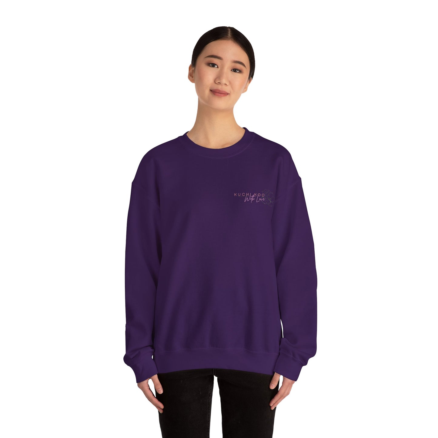 Crewneck Sweatshirt - Floral Rose Design, Cozy and Stylish for Everyday