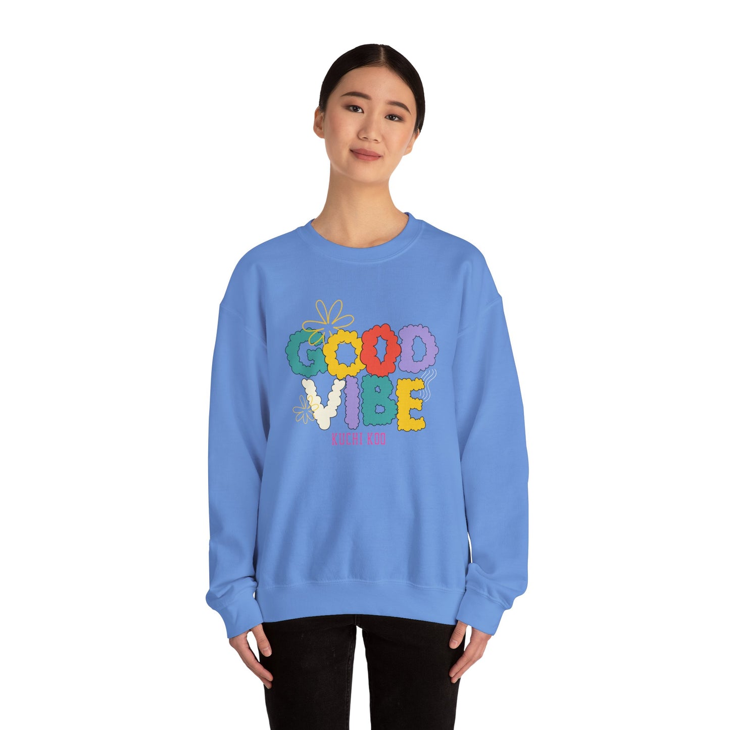 Good Vibe Unisex Heavy Blend™ Crewneck Sweatshirt
