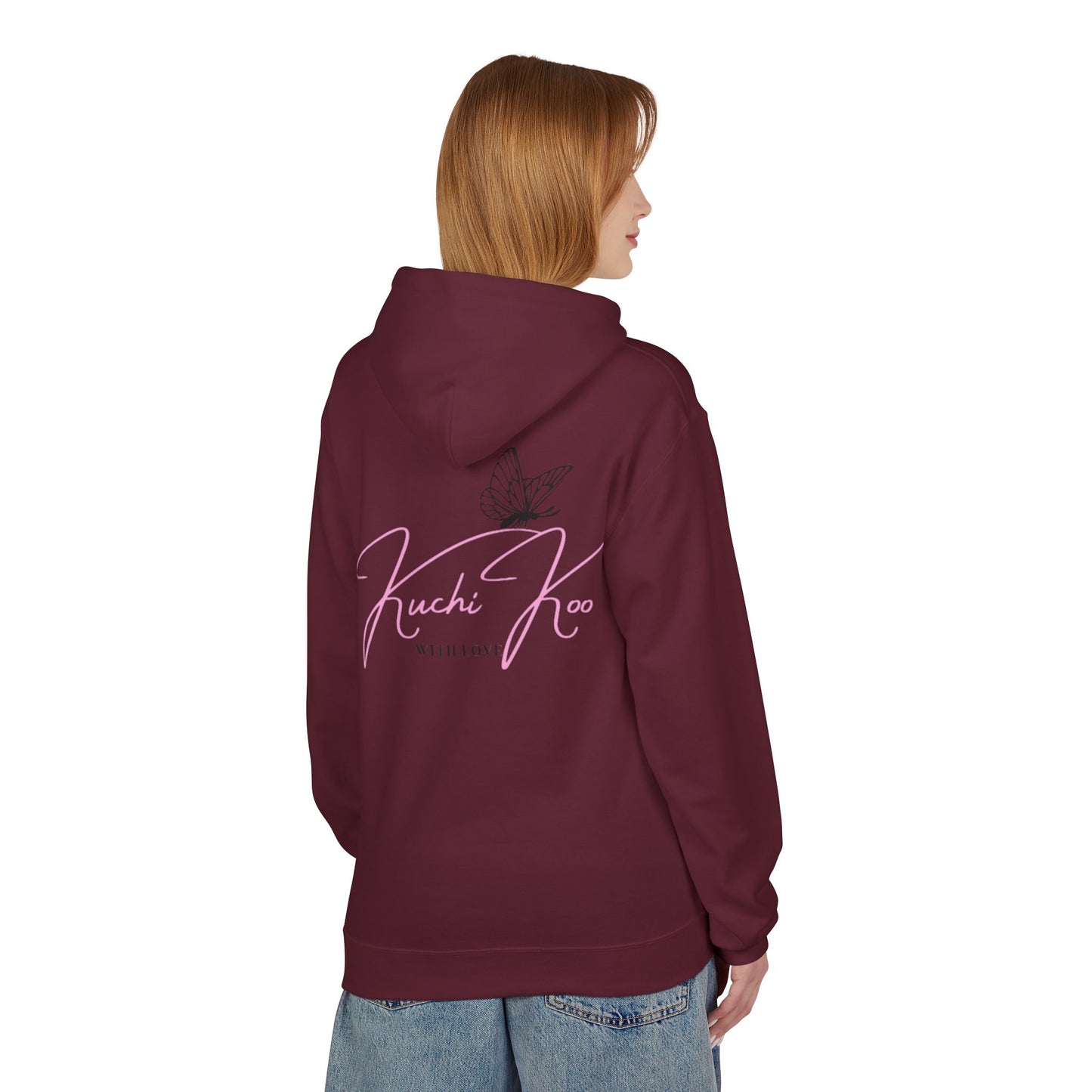 Kuchi Koo Butterfly Hoodie - Unisex Midweight Softstyle Fleece
