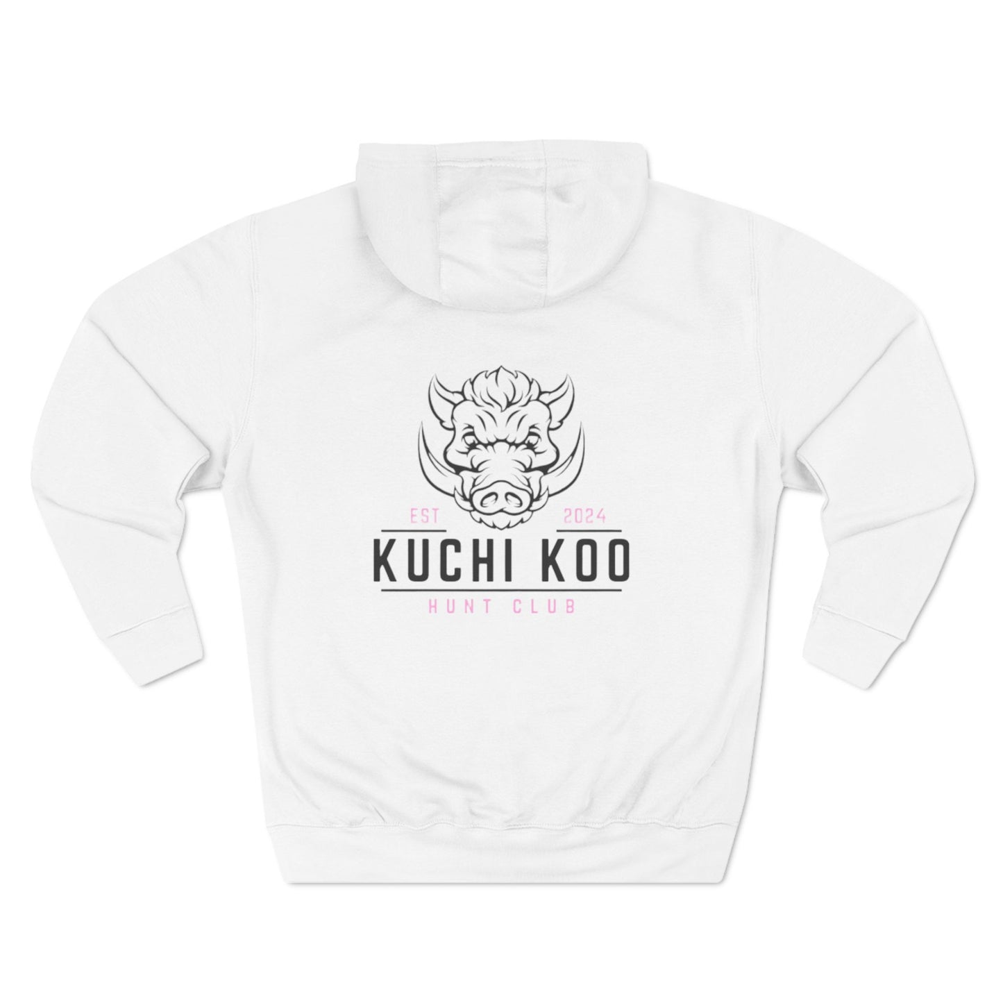 Three-Panel Fleece Hoodie