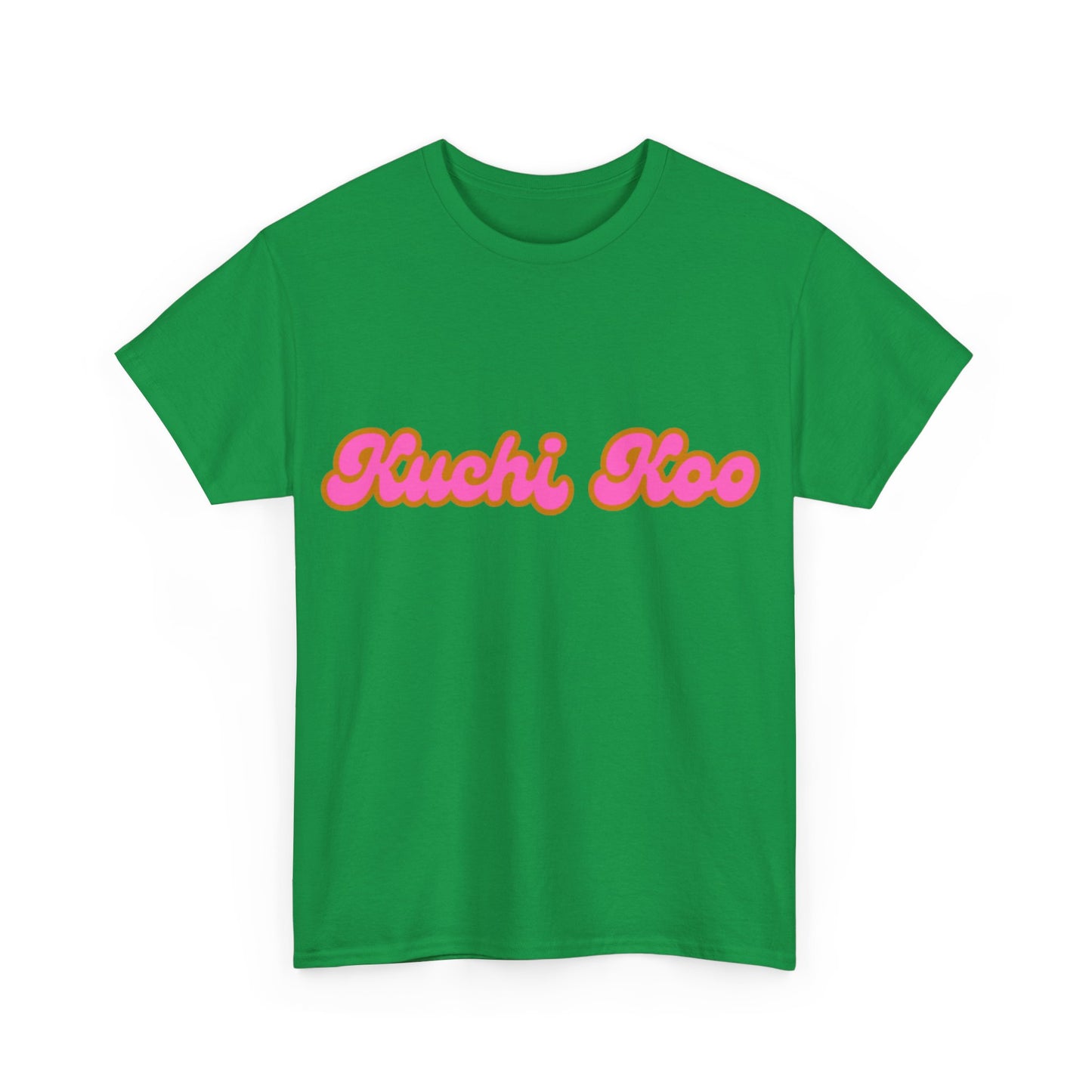 Retro 'Kuchi Koo' Unisex Heavy Cotton Tee - Fun and Trendy T-Shirt for Everyday Wear