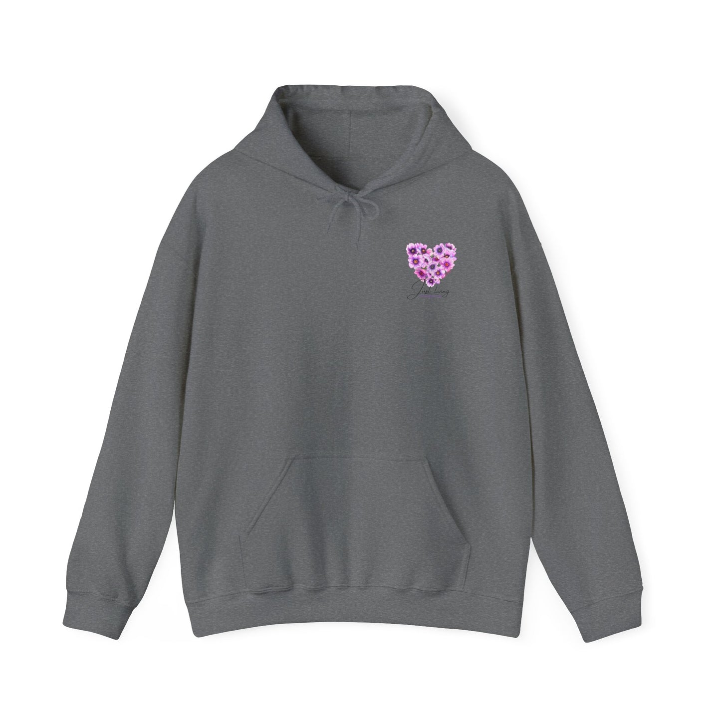 Floral Heart Unisex Hoodie - Cozy & Stylish Sweatshirt for Everyday Comfort