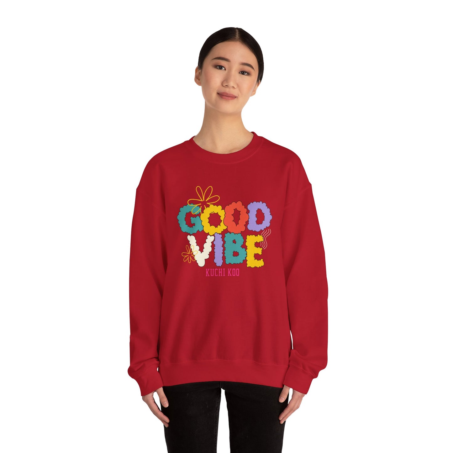 Good Vibe Unisex Heavy Blend™ Crewneck Sweatshirt