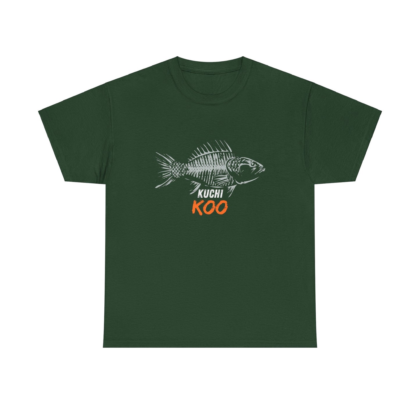 KOO Fish Graphic Unisex Heavy Cotton Tee - Casual Wear for Fish Enthusiasts