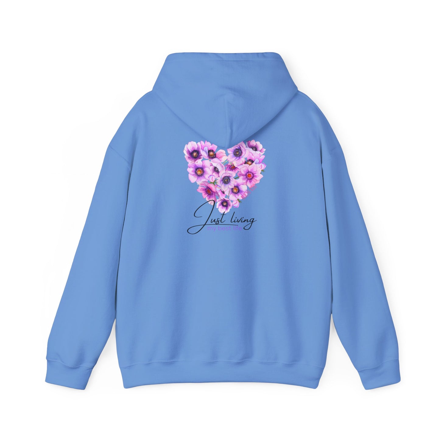 Floral Heart Unisex Hoodie - Cozy & Stylish Sweatshirt for Everyday Comfort