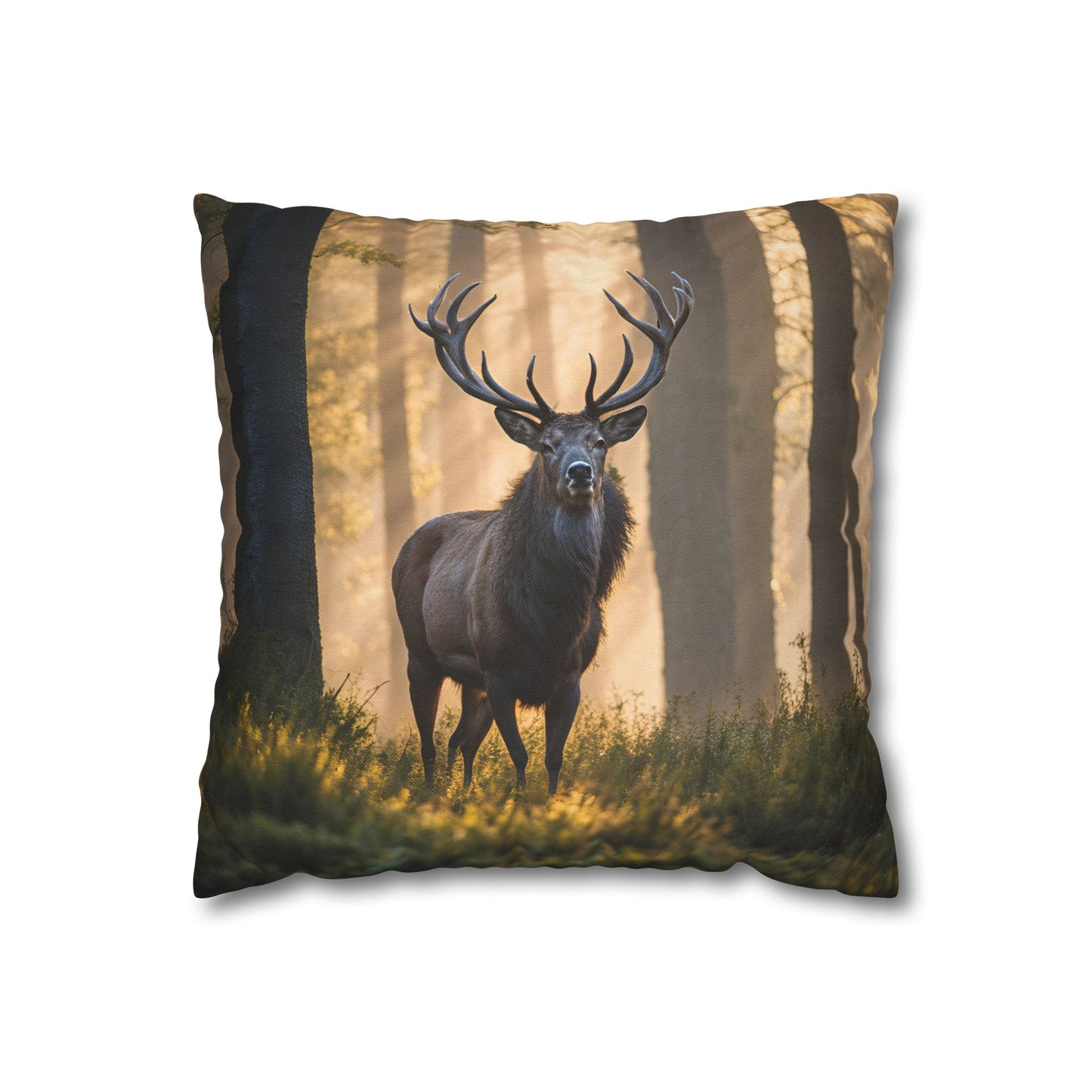 Majestic Deer Decorative Pillowcase - Nature-Inspired Home Decor