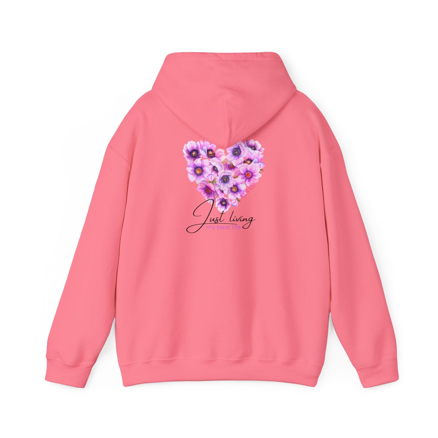 Floral Heart Unisex Hoodie - Cozy & Stylish Sweatshirt for Everyday Comfort
