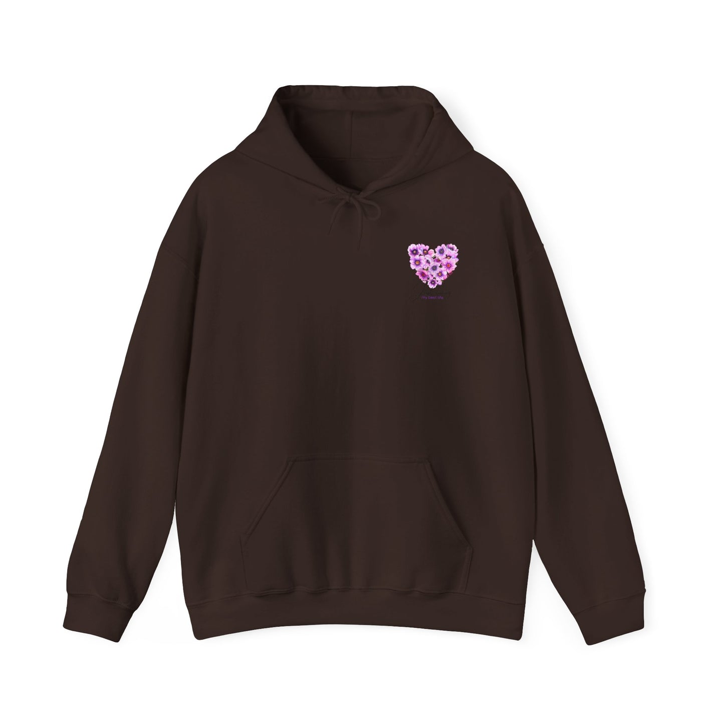 Floral Heart Unisex Hoodie - Cozy & Stylish Sweatshirt for Everyday Comfort