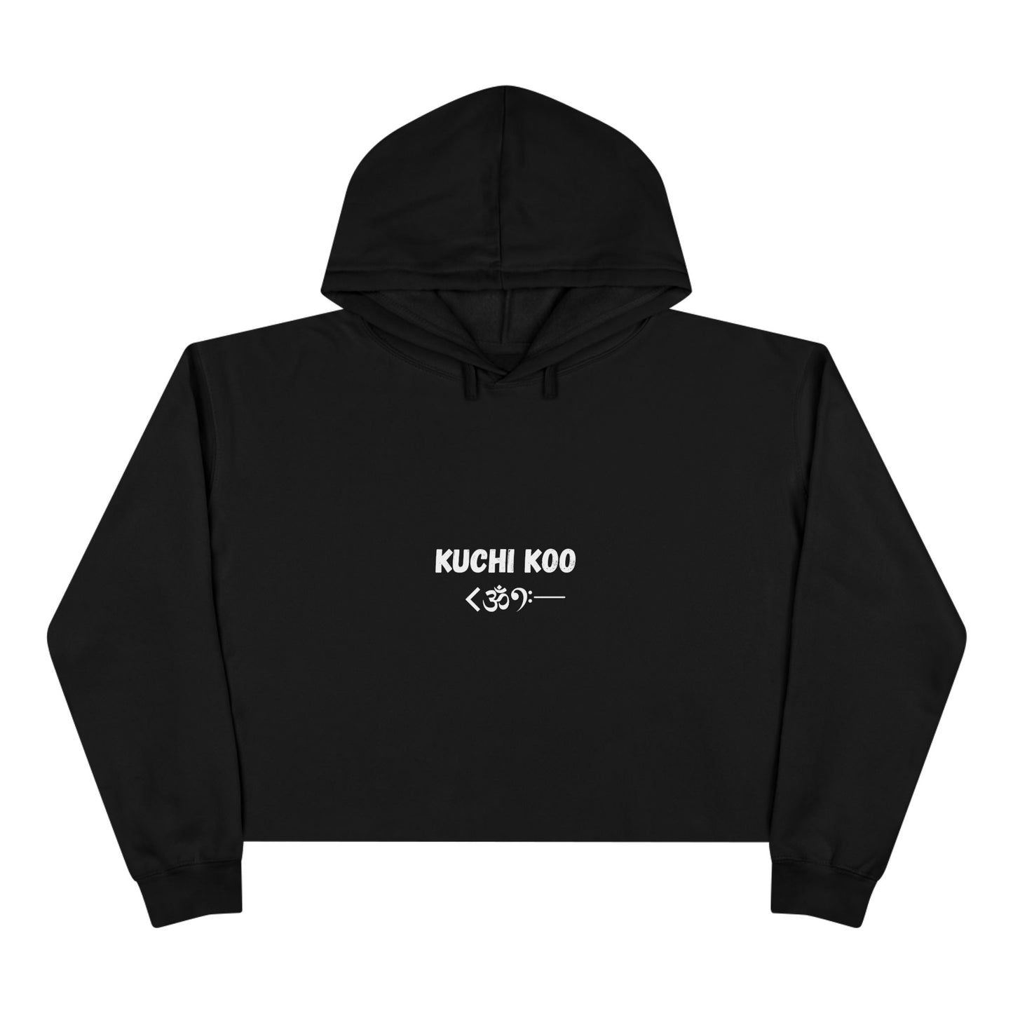 Casual Crop Hoodie - Kuchi koo Design for Comfortable Everyday Style