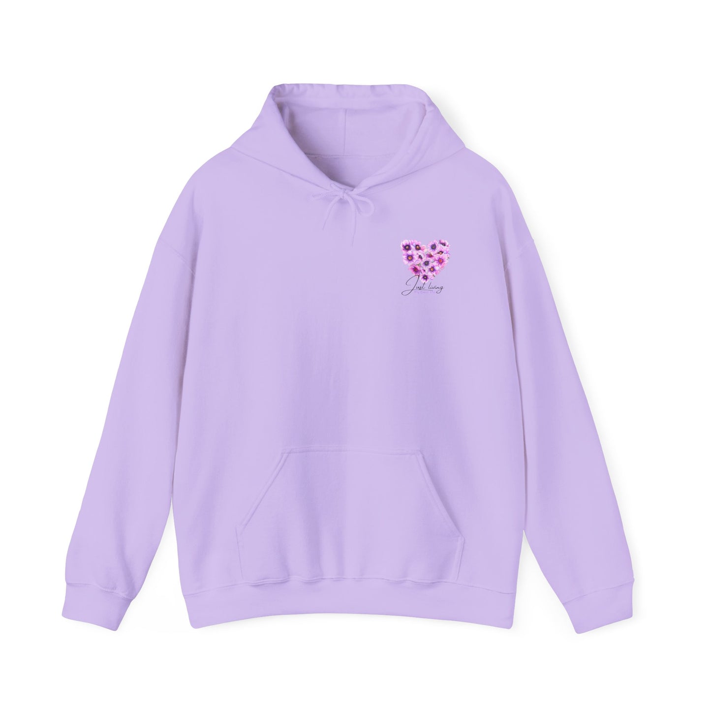 Floral Heart Unisex Hoodie - Cozy & Stylish Sweatshirt for Everyday Comfort