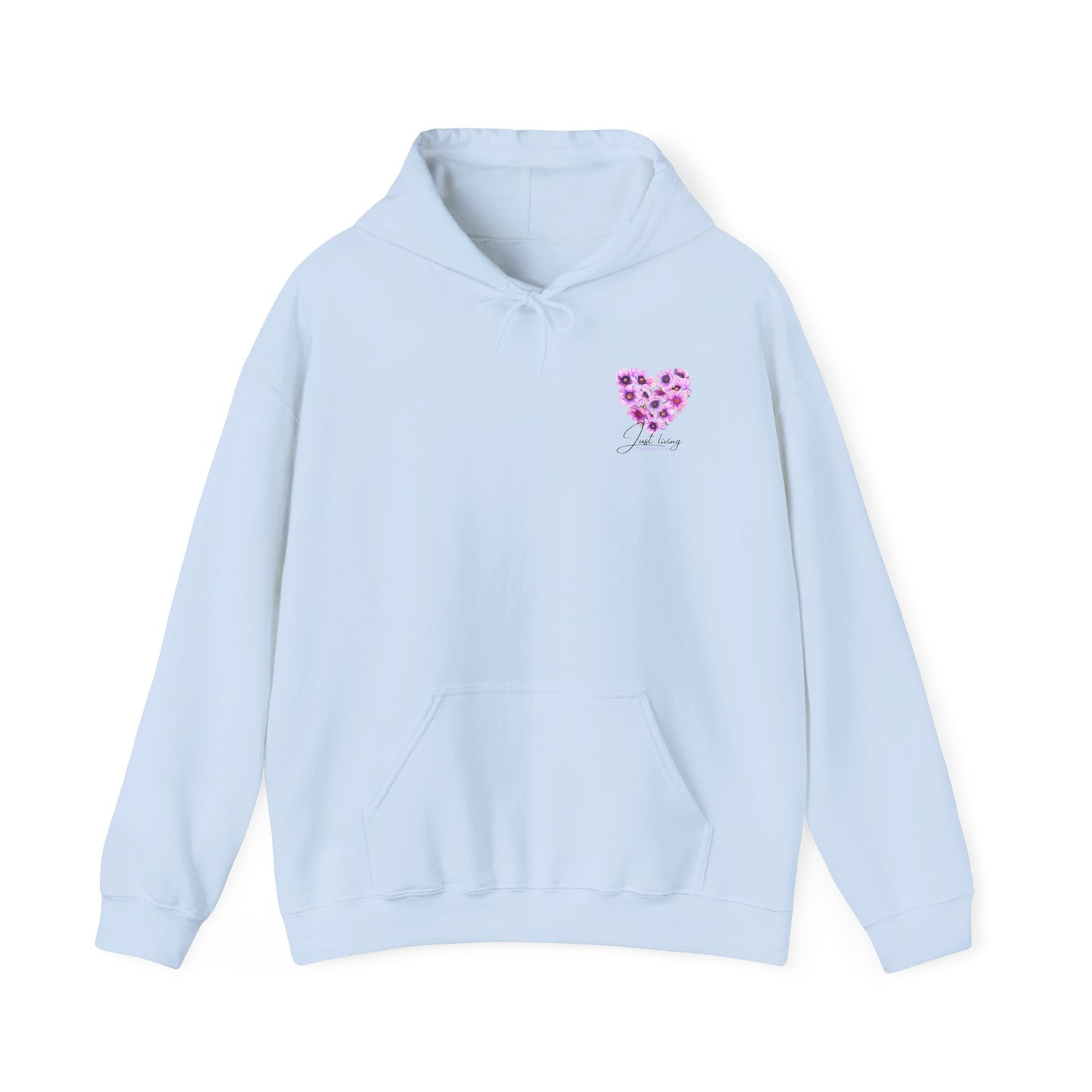 Floral Heart Unisex Hoodie - Cozy & Stylish Sweatshirt for Everyday Comfort