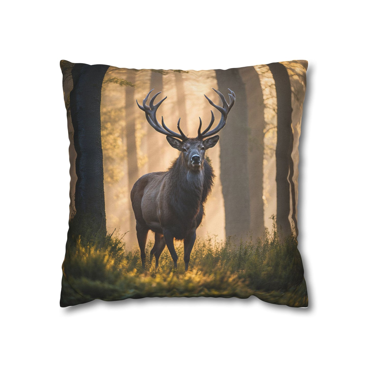 Majestic Deer Decorative Pillowcase - Nature-Inspired Home Decor