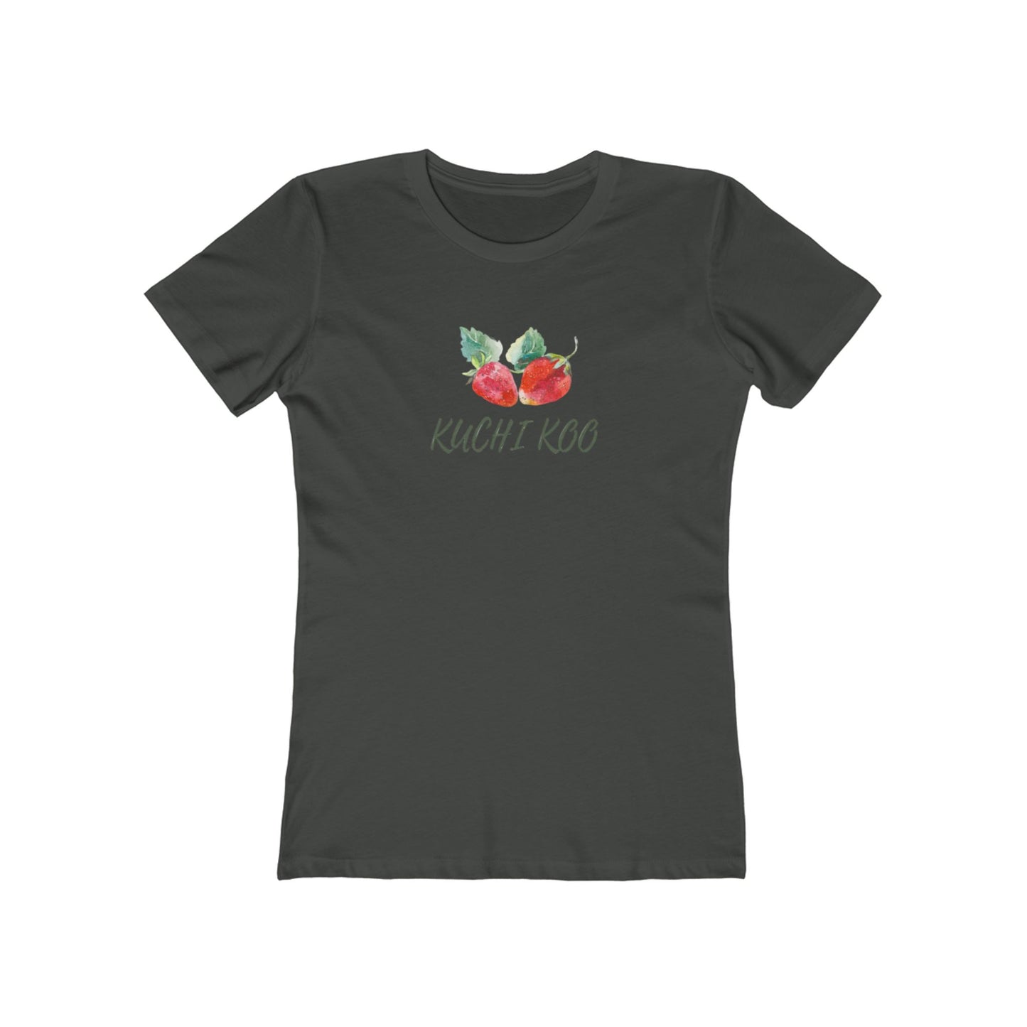 Kuchi Kog Strawberry Boyfriend Tee for Women - Stylish & Comfy Shirt