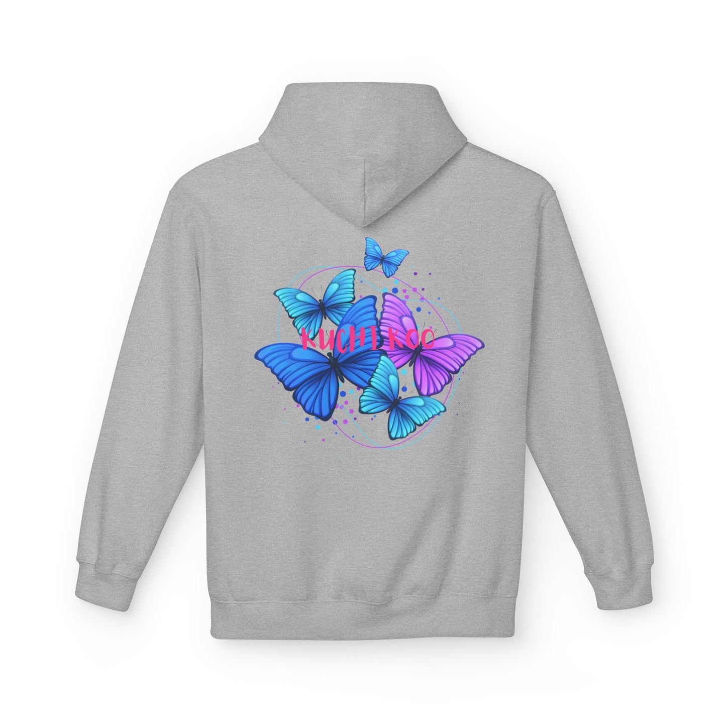 Butterfly Dreams Hoodie – Softstyle Fleece, Colorful & Vibrant Design