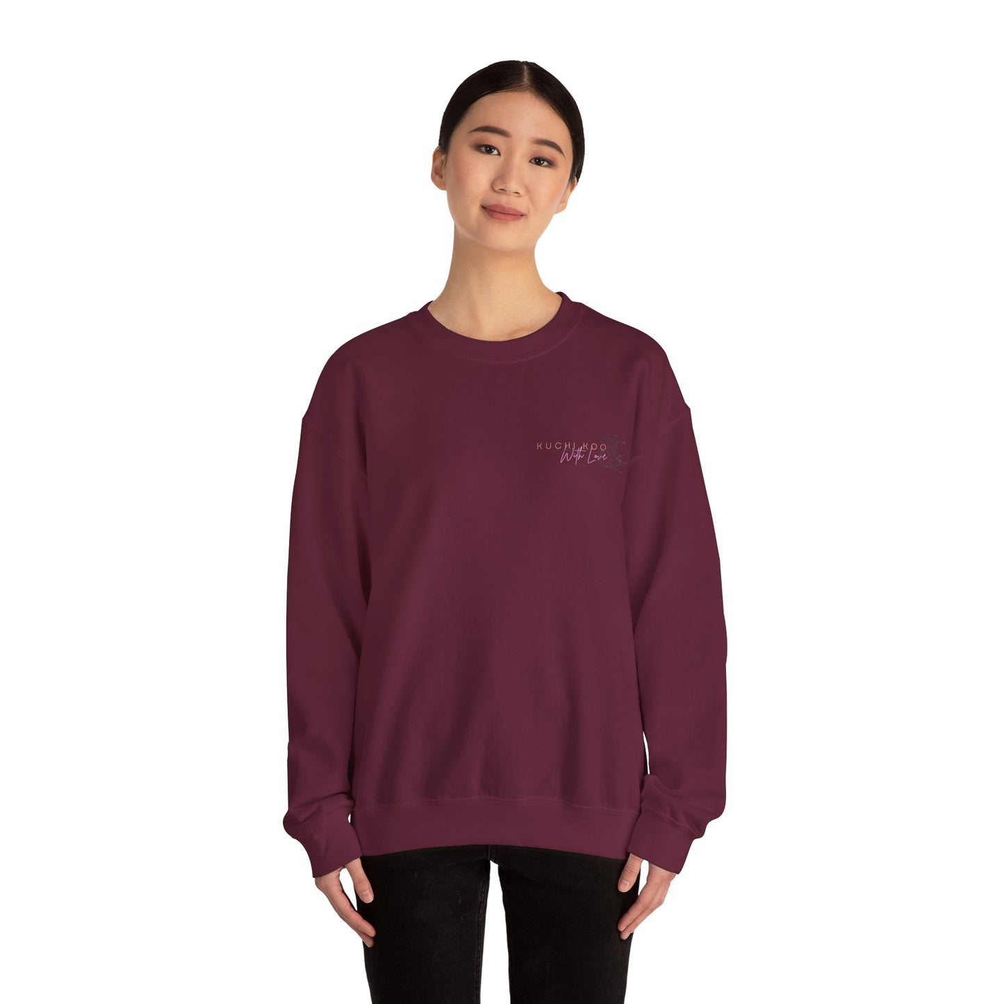 Crewneck Sweatshirt - Floral Rose Design, Cozy and Stylish for Everyday