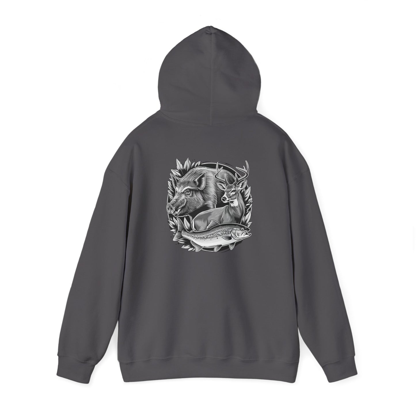 Kuchis Koo Wildlife Graphic Unisex Hoodie - Cozy, Artistic, Perfect for Outdoor Lovers