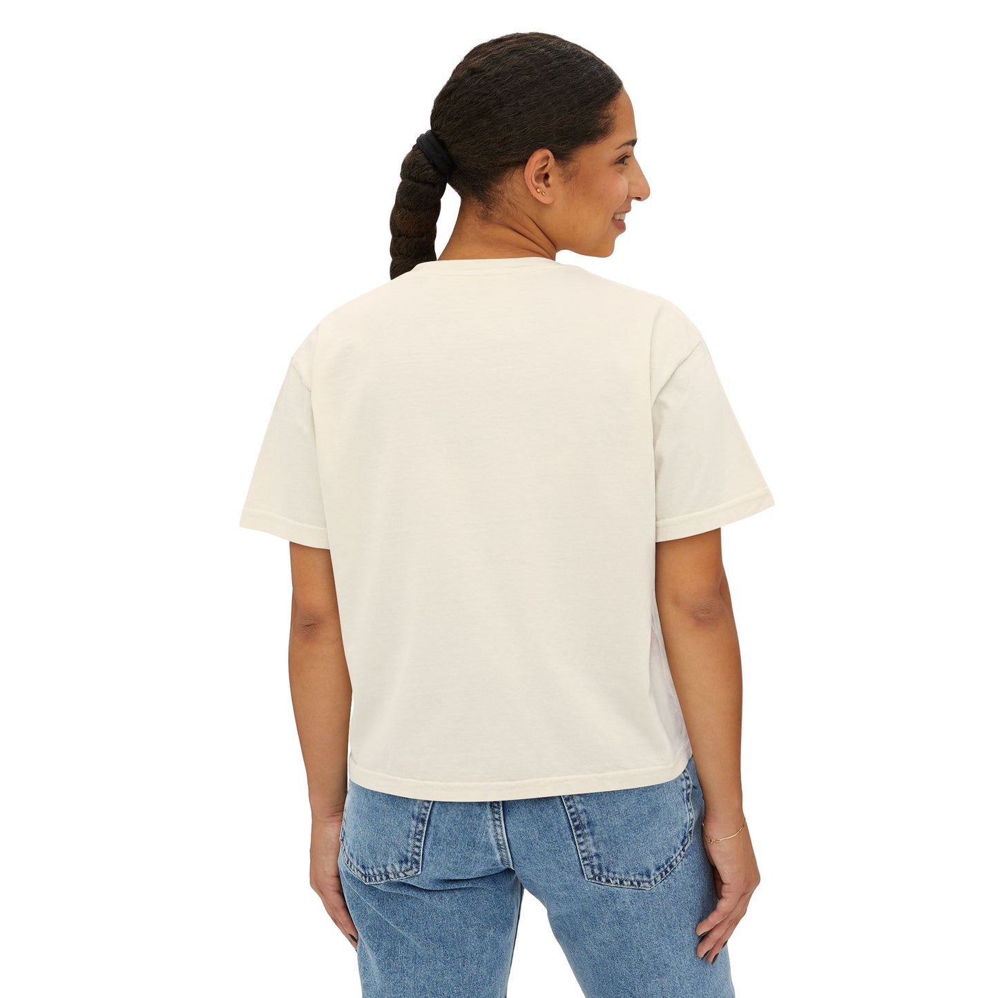 Cute Bear Women's Boxy Tee - Perfect for Casual Outings