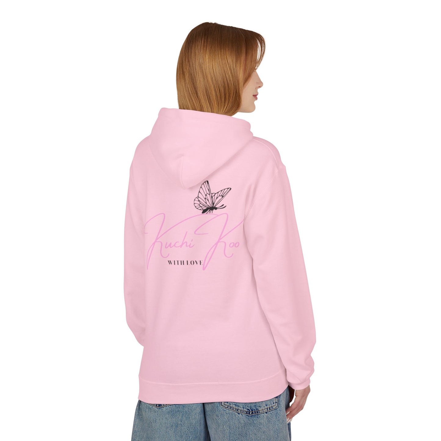 Kuchi Koo Butterfly Hoodie - Unisex Midweight Softstyle Fleece