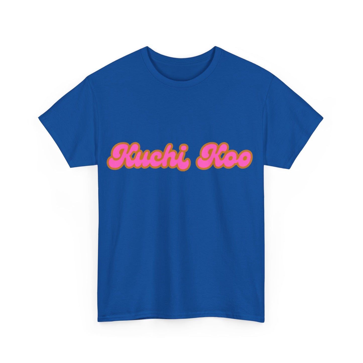Retro 'Kuchi Koo' Unisex Heavy Cotton Tee - Fun and Trendy T-Shirt for Everyday Wear