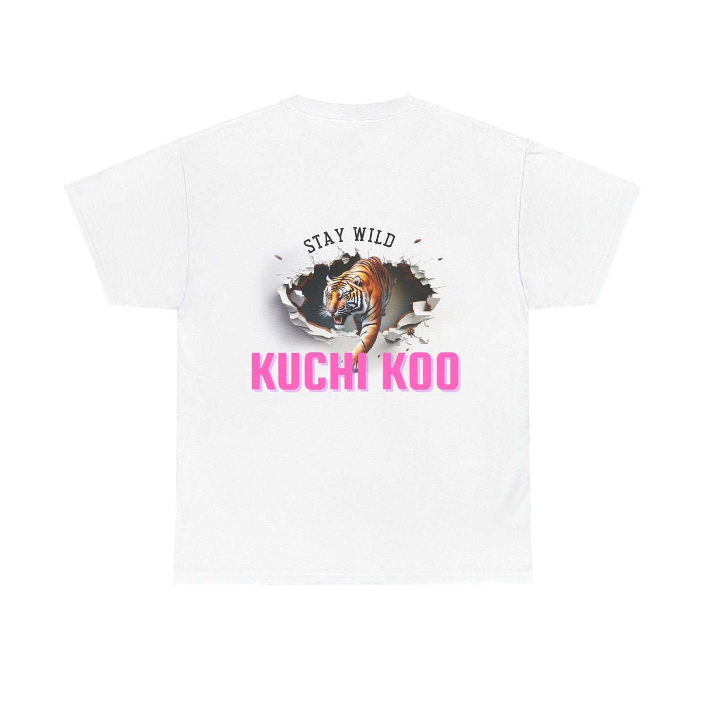 Stay Wild Tiger Unisex Heavy Cotton Tee - Kuchi Koo
