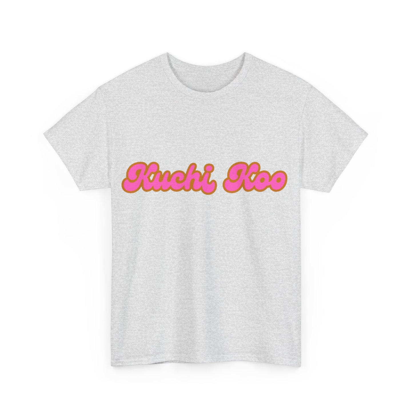 Retro 'Kuchi Koo' Unisex Heavy Cotton Tee - Fun and Trendy T-Shirt for Everyday Wear