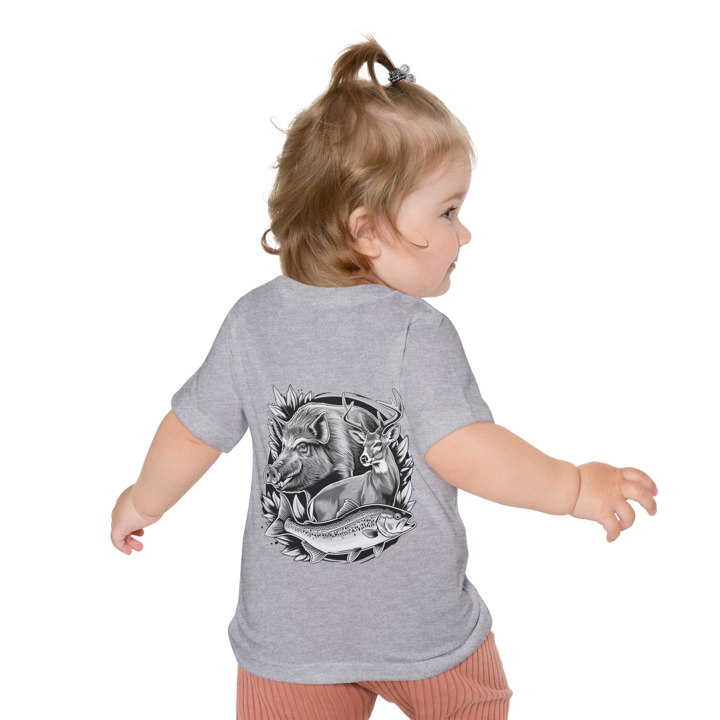 Bads Lil Slayer Baby Short Sleeve T-Shirt | Cute Animal Design