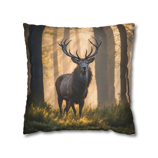 Majestic Deer Decorative Pillowcase - Nature-Inspired Home Decor