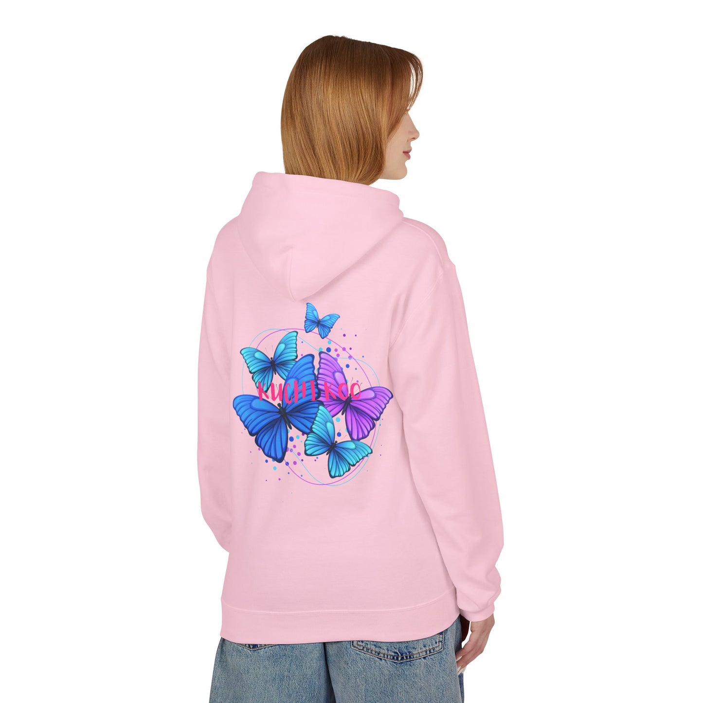 Butterfly Dreams Hoodie – Softstyle Fleece, Colorful & Vibrant Design