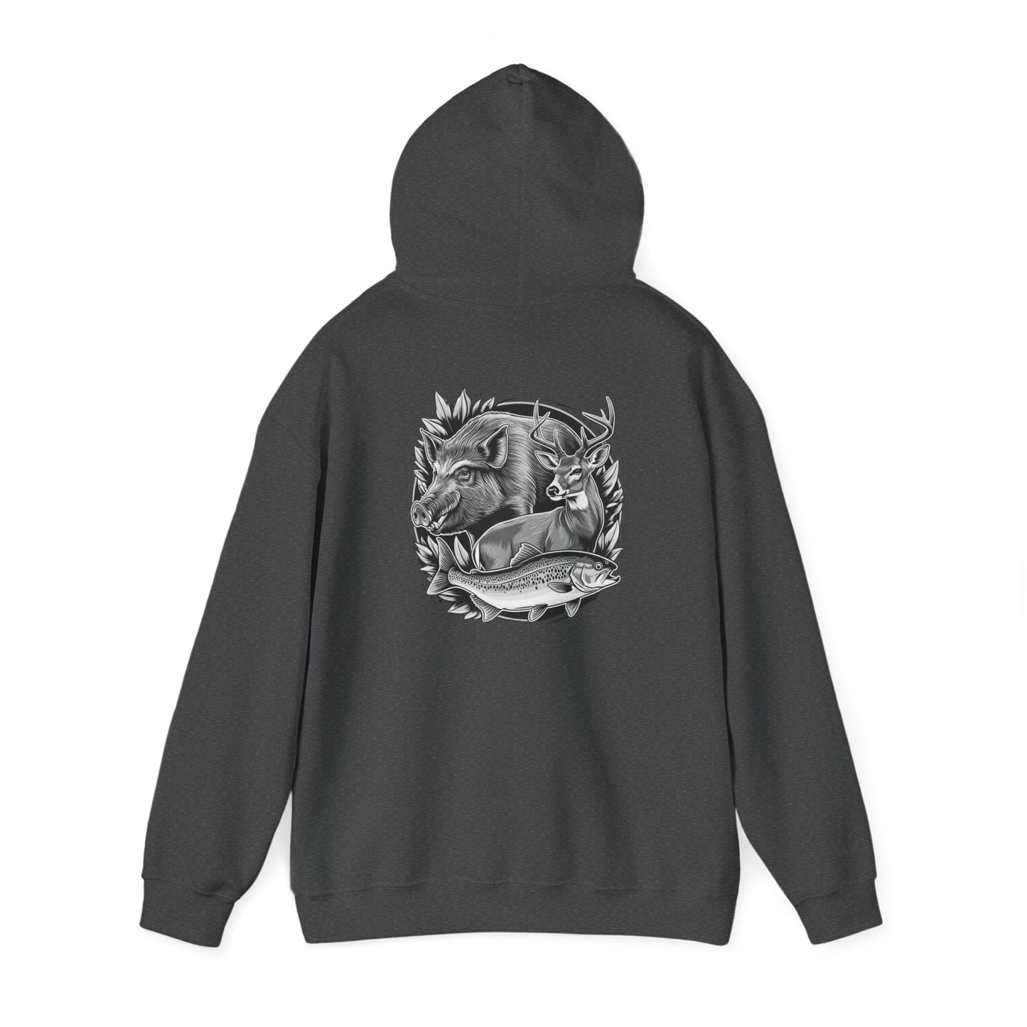 Kuchis Koo Wildlife Graphic Unisex Hoodie - Cozy, Artistic, Perfect for Outdoor Lovers