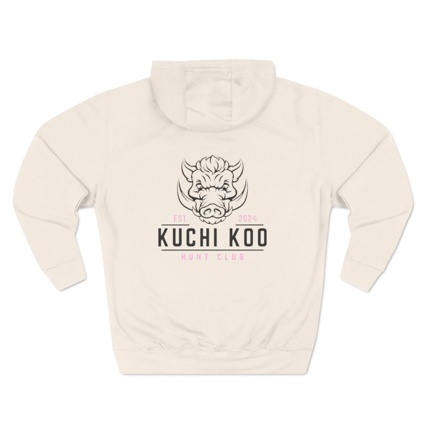 Three-Panel Fleece Hoodie