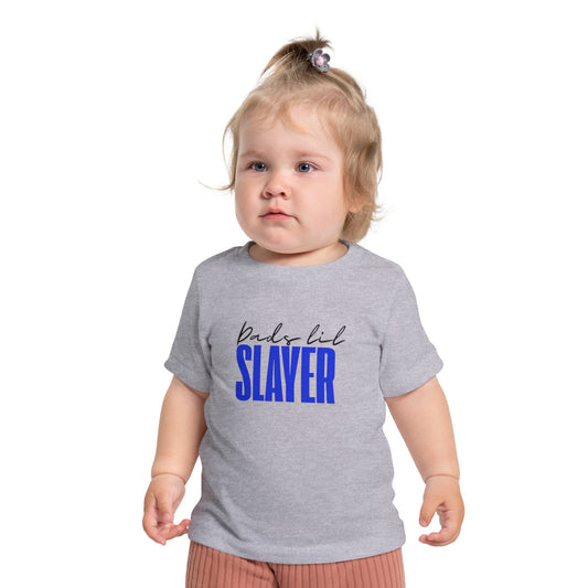Bads Lil Slayer Baby Short Sleeve T-Shirt | Cute Animal Design