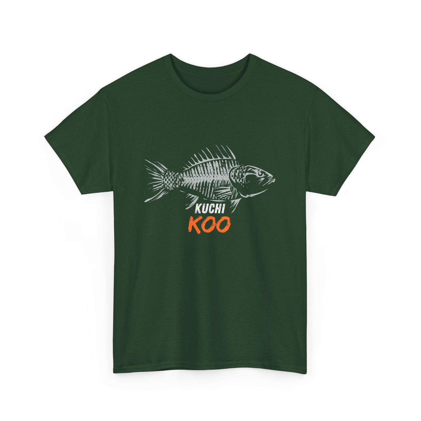 KOO Fish Graphic Unisex Heavy Cotton Tee - Casual Wear for Fish Enthusiasts