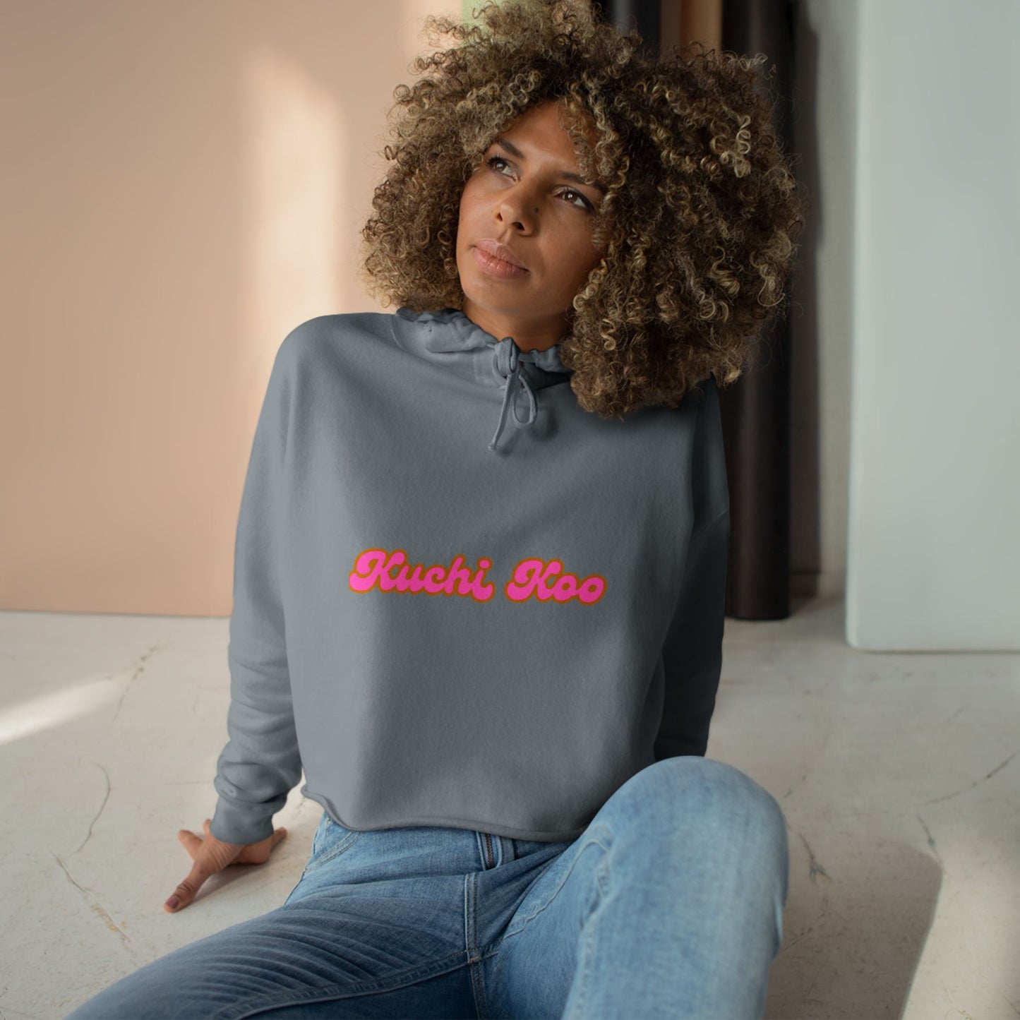 Kuchi Koo Crop Hoodie - Trendy & Chic Loungewear for Any Occasion