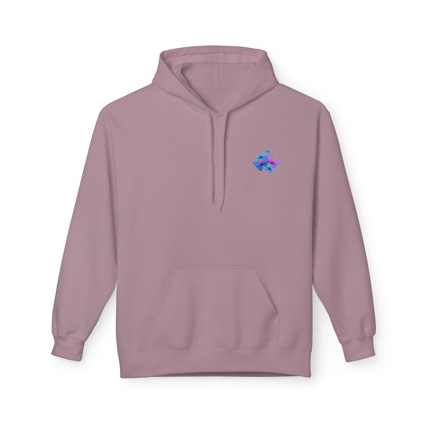 Butterfly Dreams Hoodie – Softstyle Fleece, Colorful & Vibrant Design