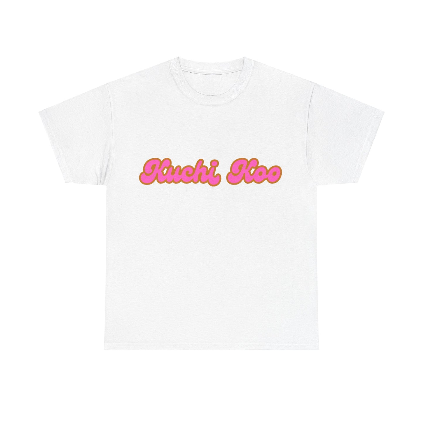 Retro 'Kuchi Koo' Unisex Heavy Cotton Tee - Fun and Trendy T-Shirt for Everyday Wear