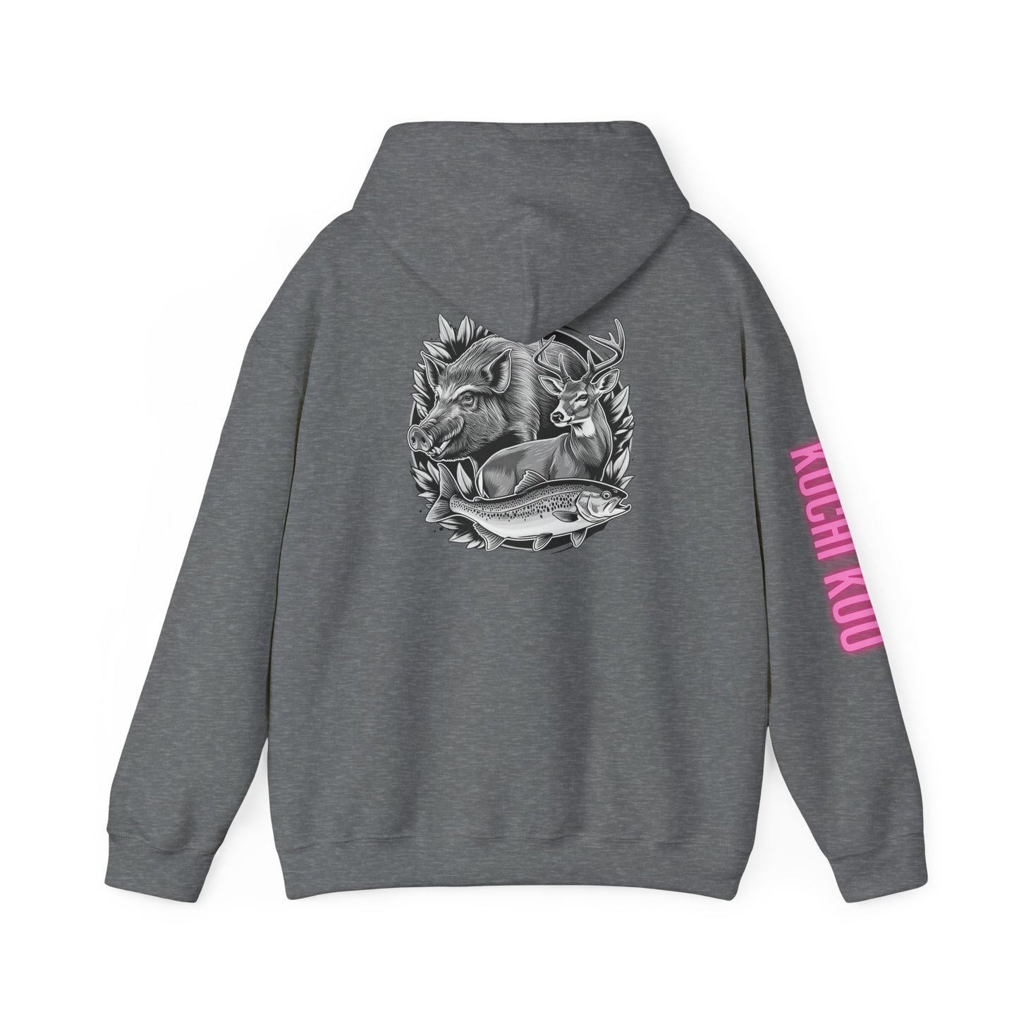 Adventure Animal Hoodie - Unisex Heavy Blend™ with Graphic Design