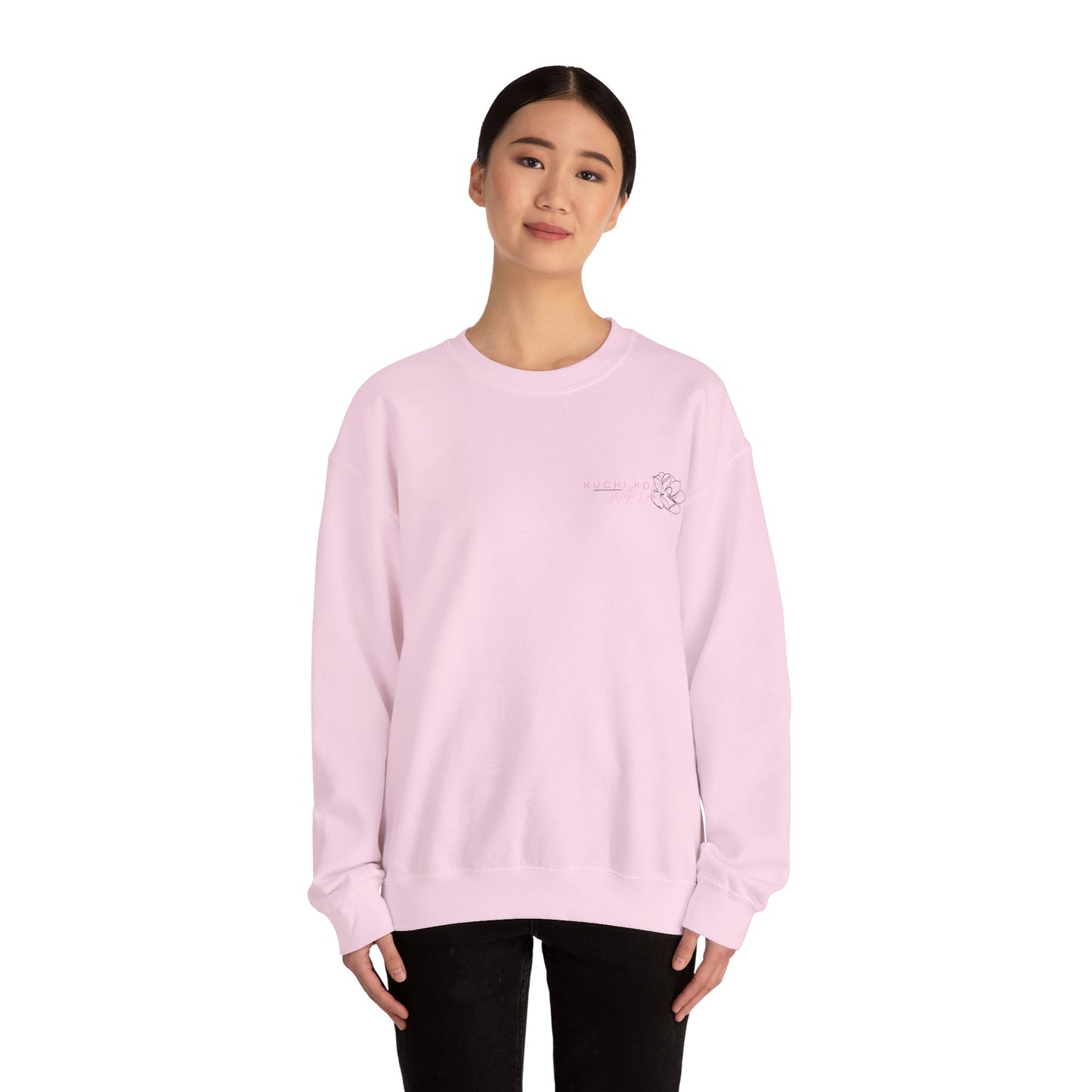 Crewneck Sweatshirt - Floral Rose Design, Cozy and Stylish for Everyday