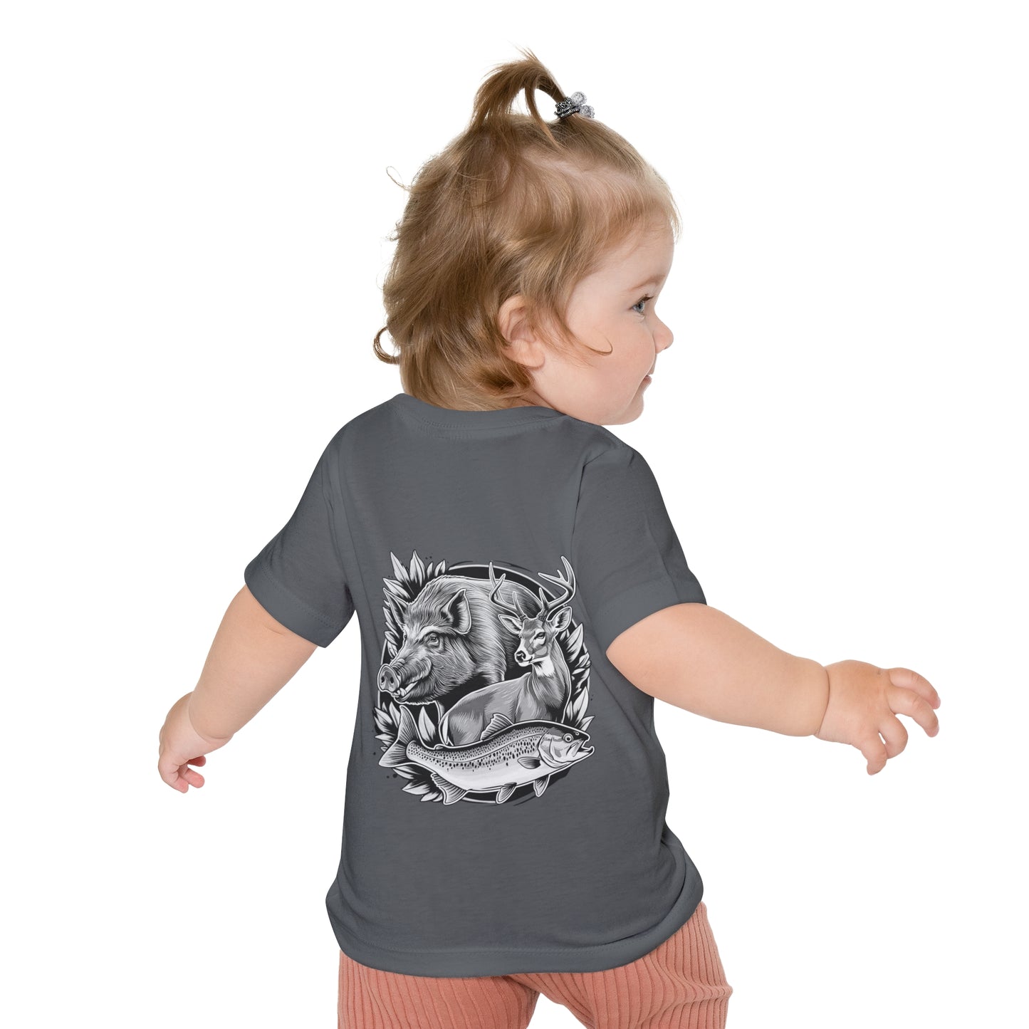 Bads Lil Slayer Baby Short Sleeve T-Shirt | Cute Animal Design