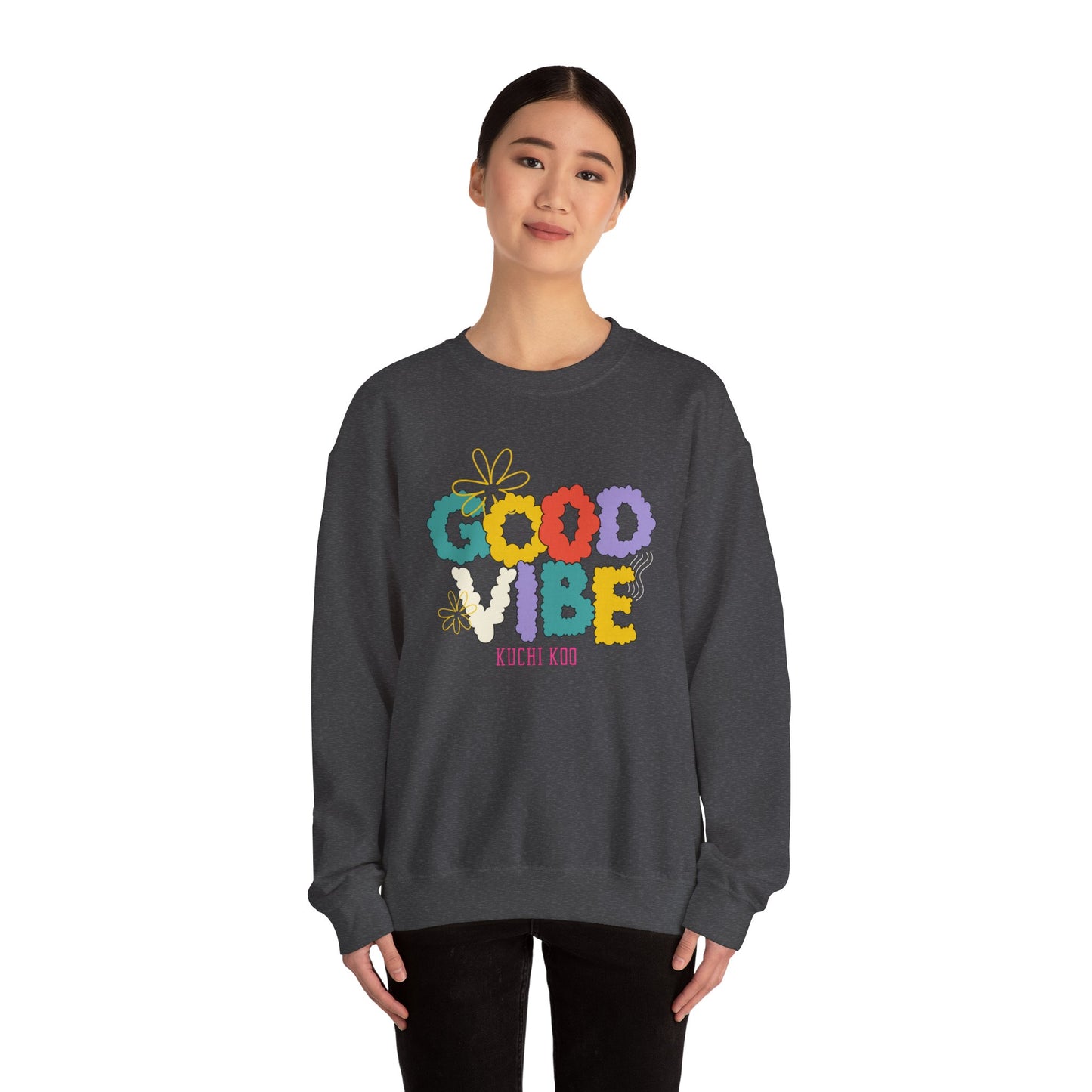 Good Vibe Unisex Heavy Blend™ Crewneck Sweatshirt