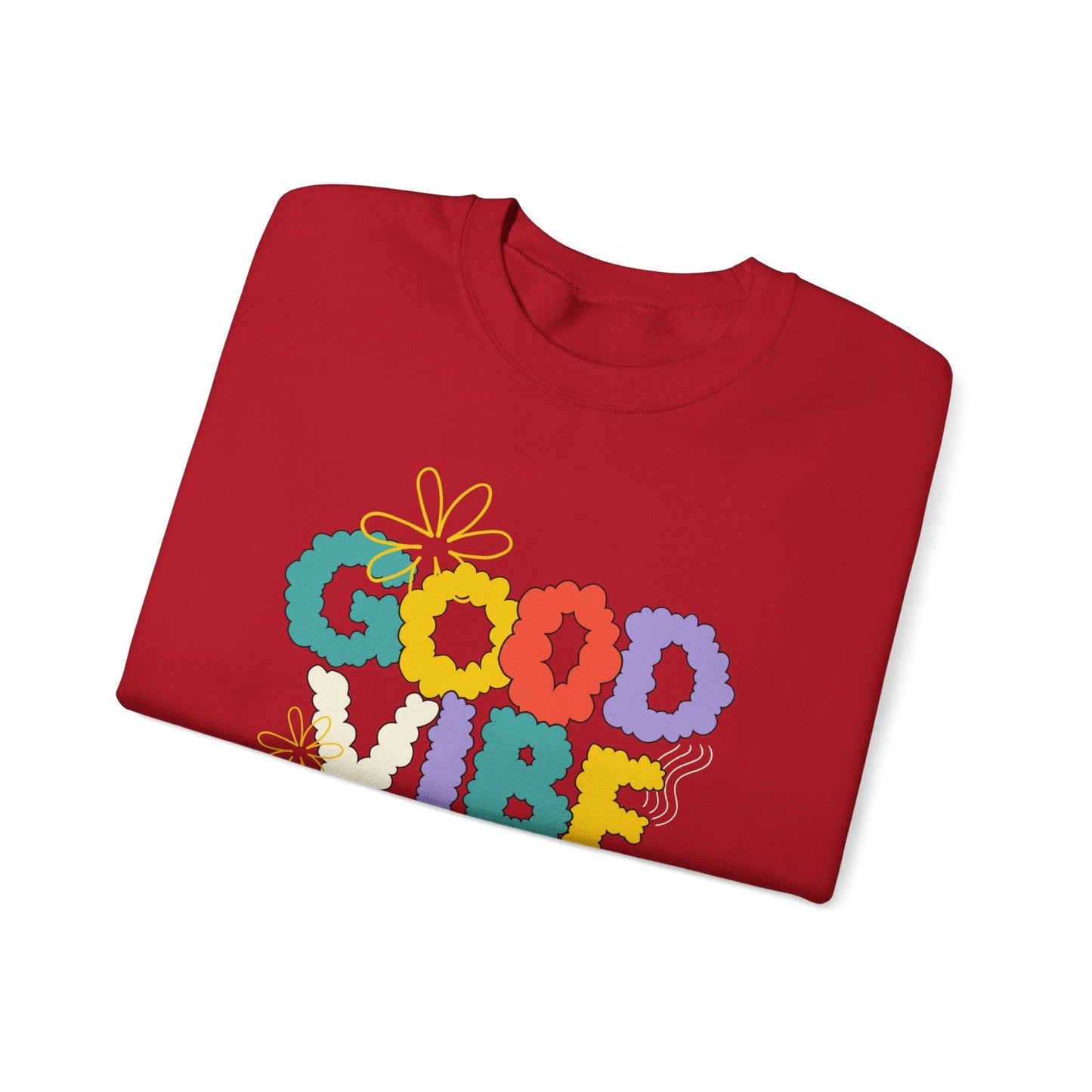 Good Vibe Unisex Heavy Blend™ Crewneck Sweatshirt